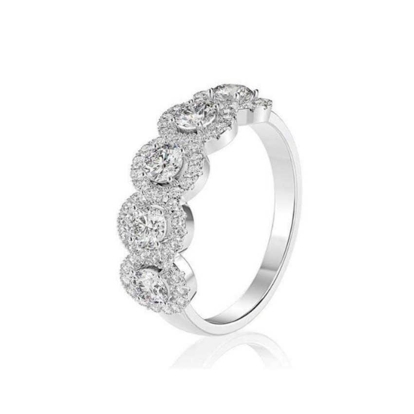 Eternity Diamond Cut AD Stone Ring
